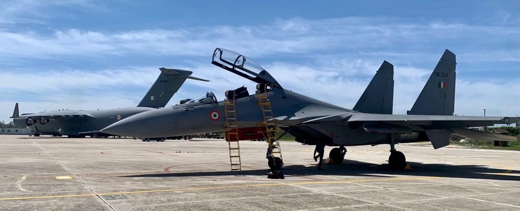 Indian Air Force at Andravida Air Base in the Western Peloponnese for the massive Iniochos 23 exercises