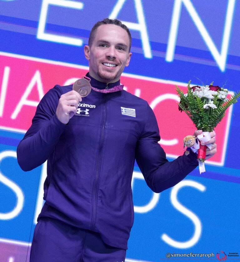 Eleftherios Petrounias Wins Bronze at European Gymnastics Championships
