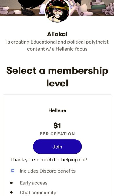 YouTube content creator offering “Hellene” membership level on Patreon. Creator removed it after they received complaints of appropriation of ethnic identity. Creator was unaware that Hellene is an ethnonym.