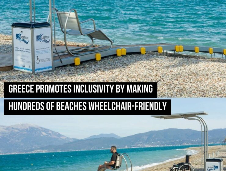 Reduced Mobility Greece beaches Wheel chair access