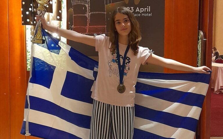"11-Year-Old Greek Prodigy Evangelia Siskou Crowned Chess World Champion in Girls' Under-13 Category"