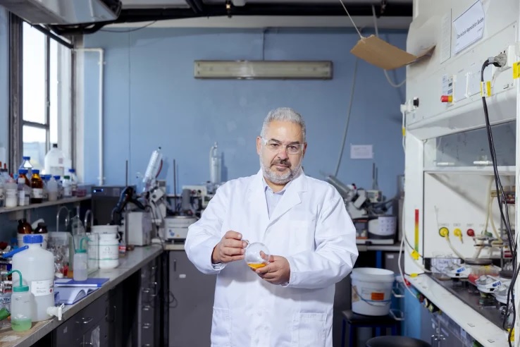 Greek-Australian professor Michael Kassiou developed molecules that interact with oxytocin receptors, and could be used to treat psychiatric disorders such as schizophrenia. CREDIT:DOMINIC LORRIMER