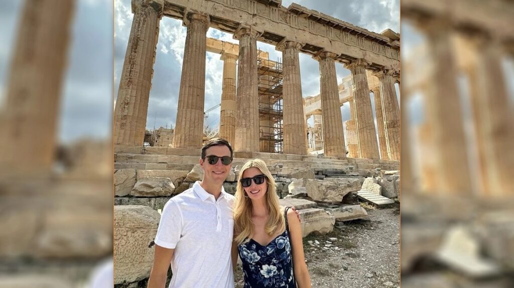 Ivanka Trump Jared Kushner Acropolis Athens