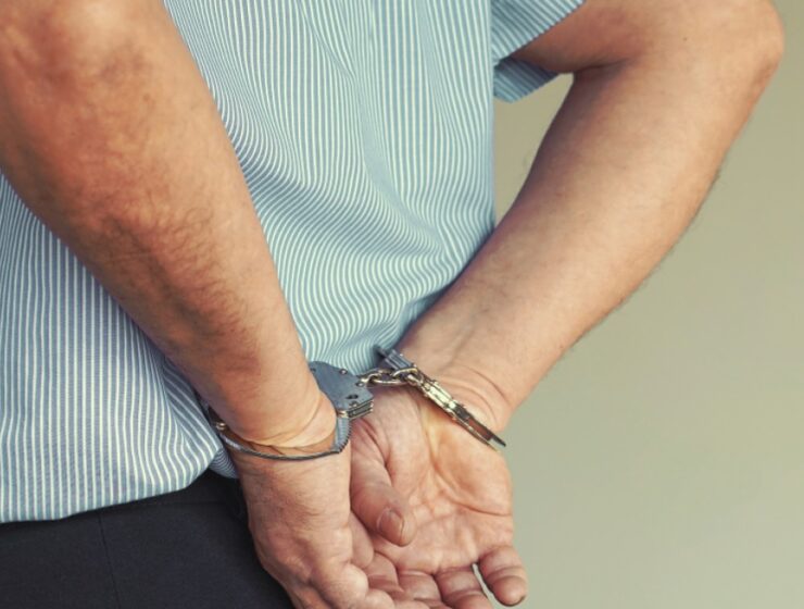 arrested, handcuffed crete