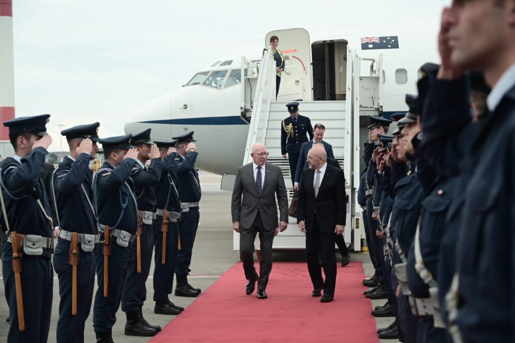 The Governor-General of Australia, David Hurley AC DSC, and his wife Linda have embarked on a historic visit to Greece