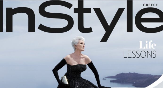 Maye Musk On The Cover Of InStyle Greece Magazine