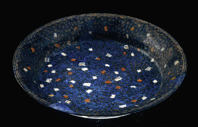 Millefiori glass dish © The Trustees of the British Museum