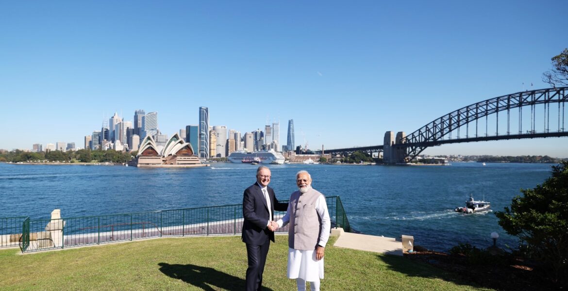 Anthony Albanese Mahrendra Modi Australia India