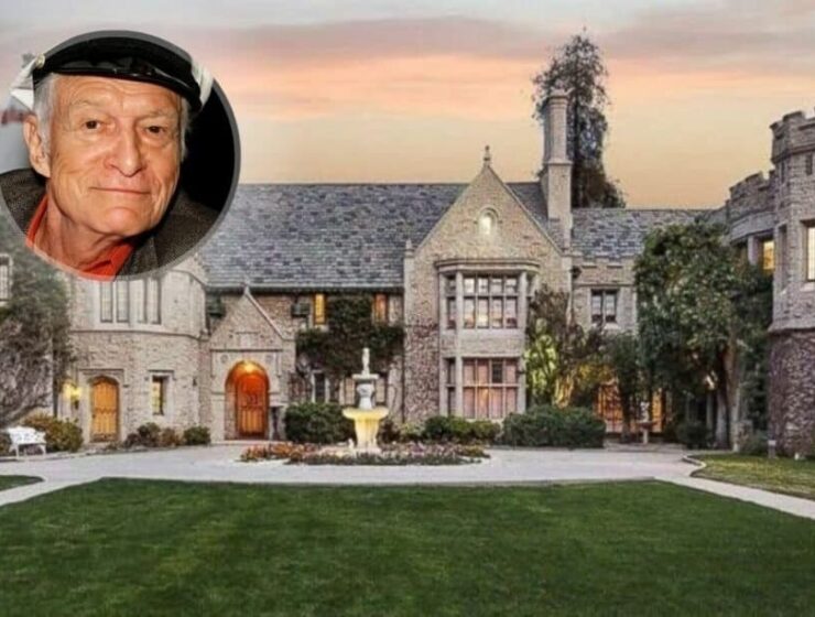 What happened to the Playboy mansion after Hugh Hefner's death and how it ended up in Greek hands
