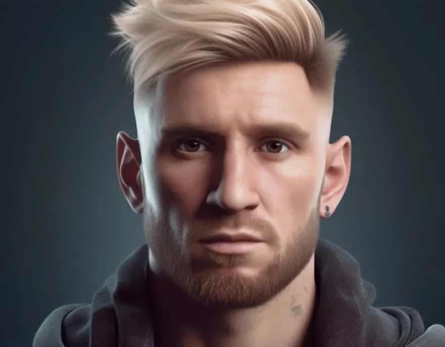 Lionel Messi as a Russian