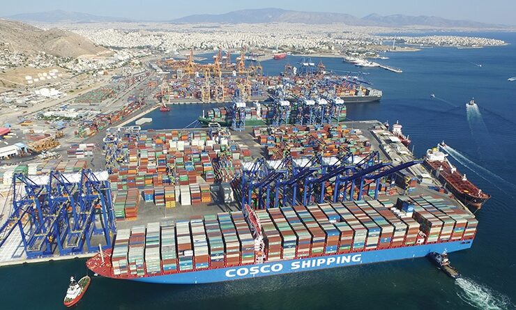 piraeus cargo cosco shipping exports