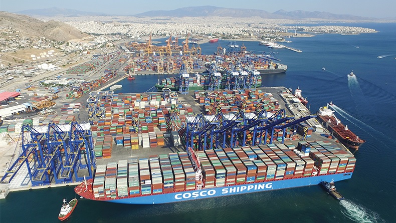 piraeus cargo cosco shipping exports