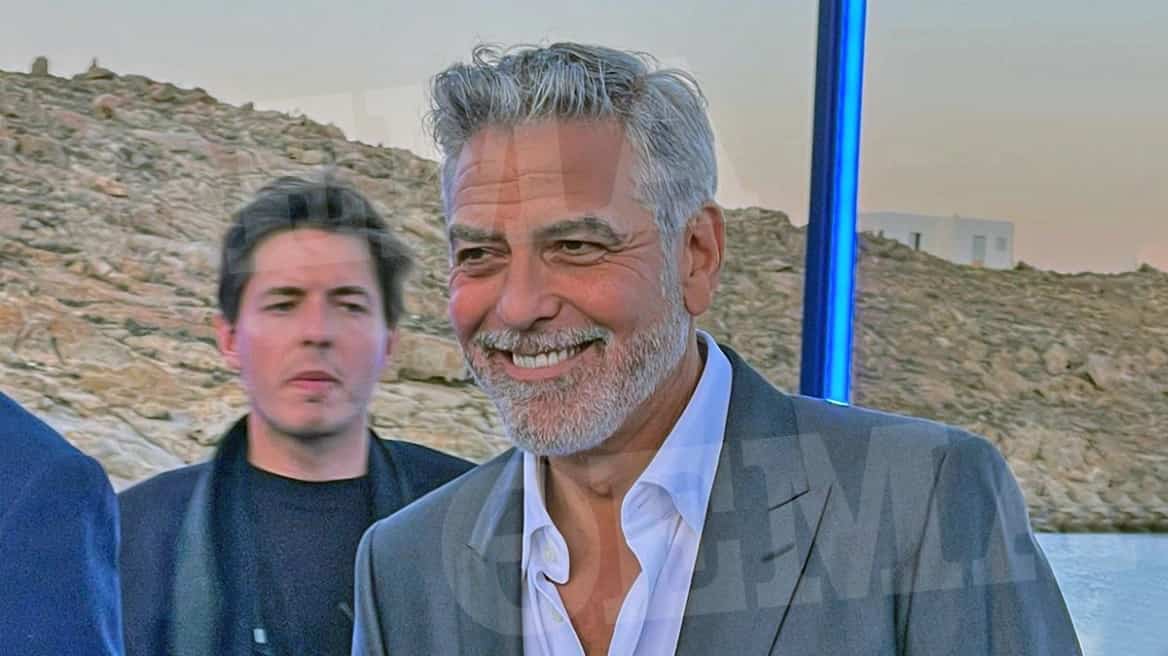 George Clooney, Mykonos, June 2023