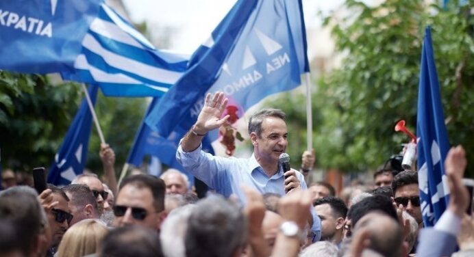 Ahead of the EU elections, Greece's center-right government maintains popularity