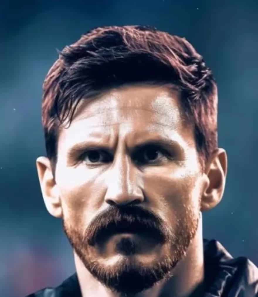 Lionel Messi as a Turk
