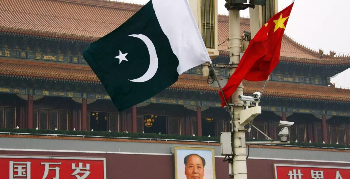 Pakistani Chinese flags, Pakistan China