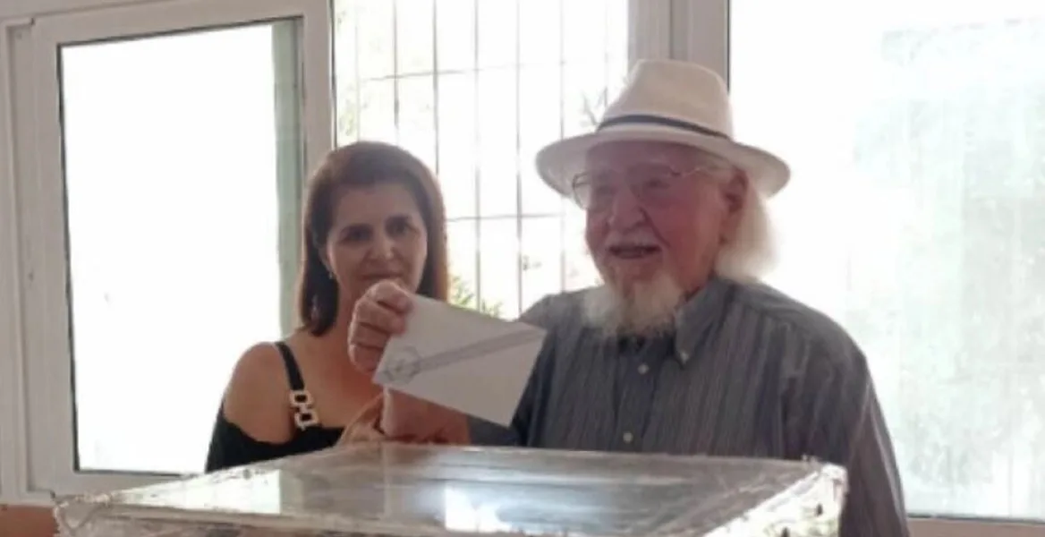 99-year-old volos votes greek elections 2023