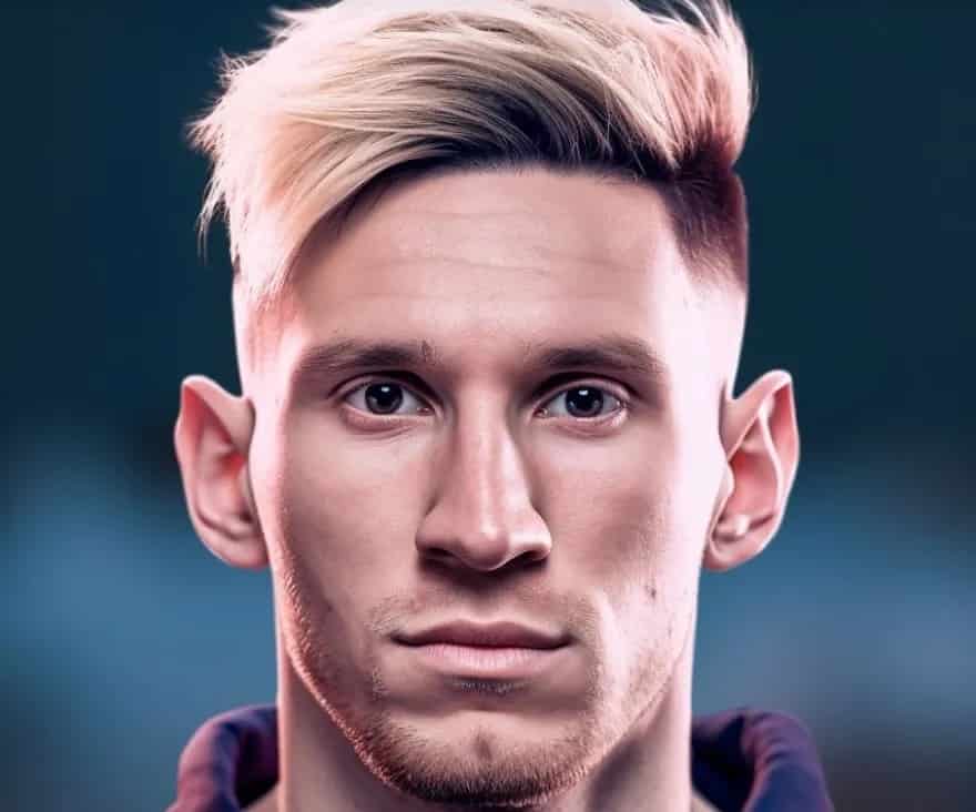 Lionel Messi as a German