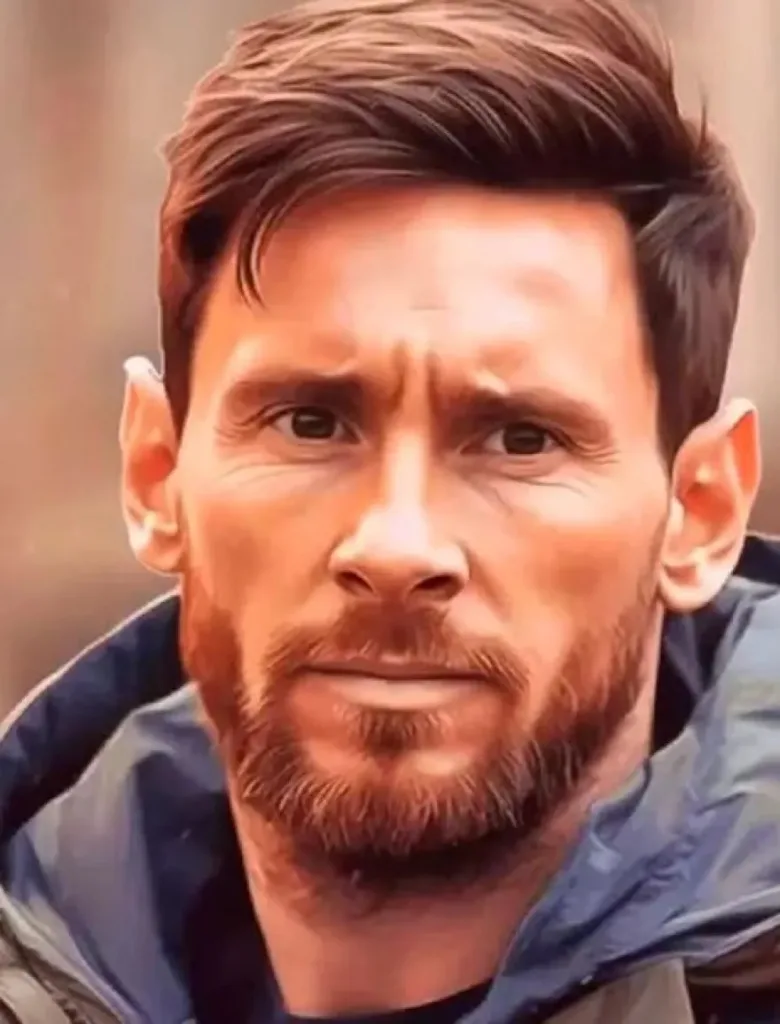 Lionel Messi as a French