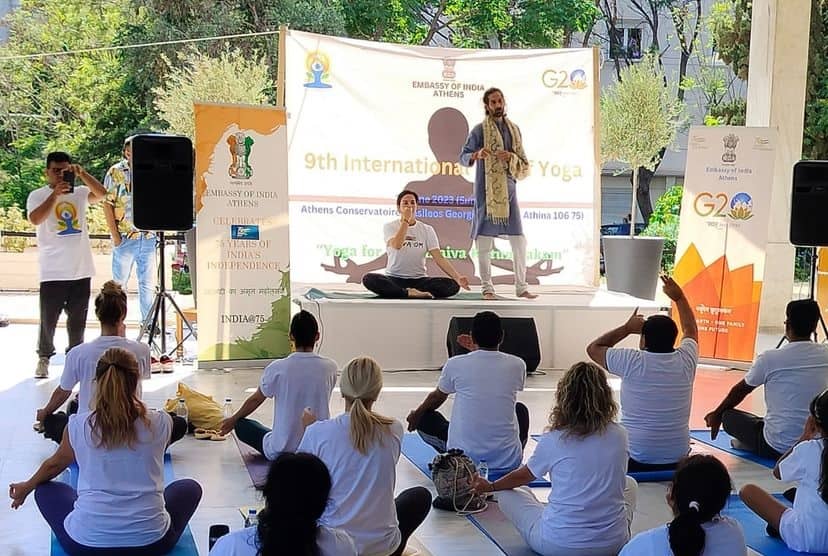 International Yoga Day 2023 in Athens Greece International Day of Yoga 2023