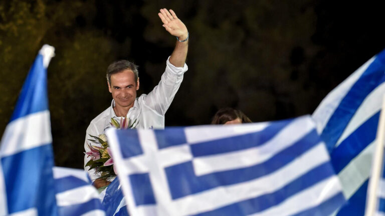 Greek PM Kyriakos Mitsotakis set for landslide election victory