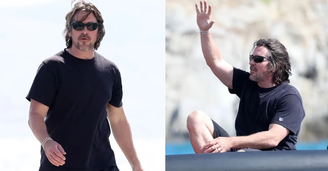 Christian Bale Mykonos June 2023