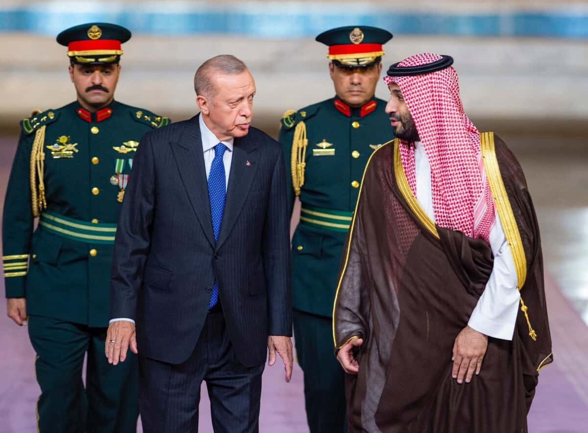 drone Turkish President Recep Tayyip Erdogan Saudi Arabia bin Salman 2023