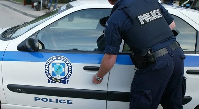 greek police car cannabis