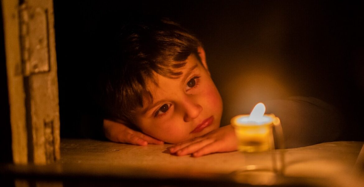 Armenian child in Nagorno-Karabakh genocide