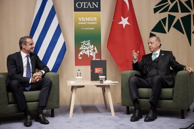 mitsotakis erdogan nato summit vilnius july 2023