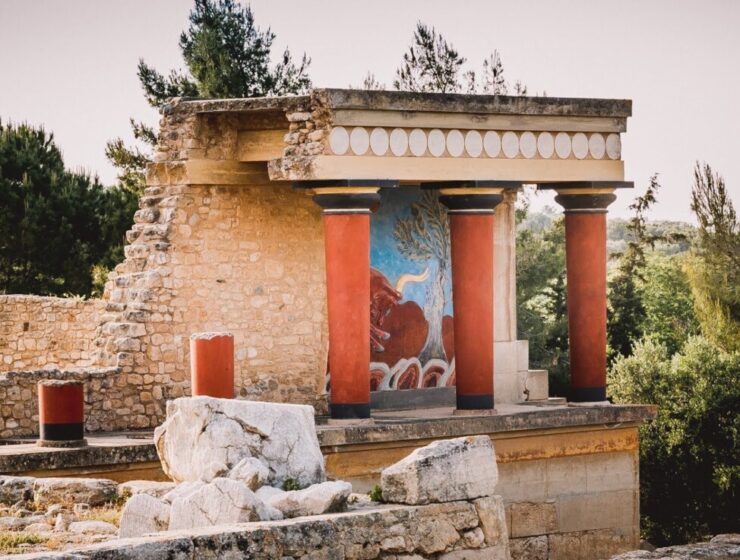 Knossos palace crete, kleon heatwave