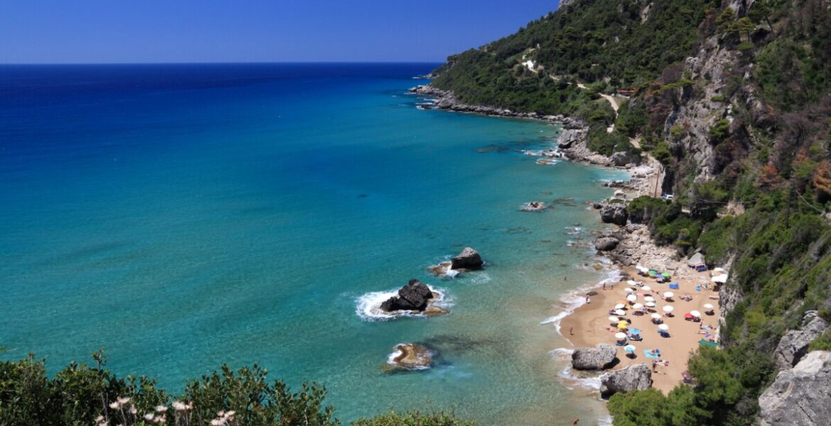 Myrtiotissa, Corfu nudist beach