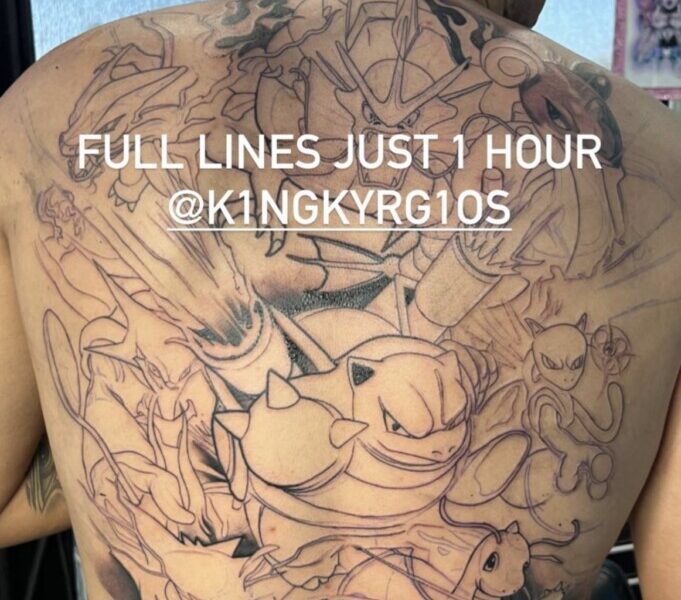Nick Kyrgios nous dit tout sur son gigantesque tatouage Pokémon dans le dos