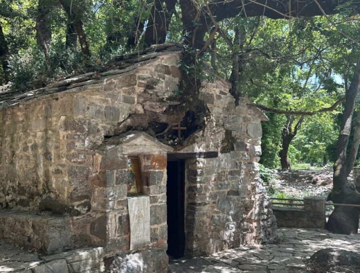 The church of Agia Theodora Vasta in Arkadia, Greece