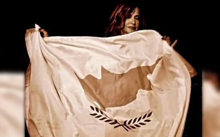 Anna vissi Cyprus Flag