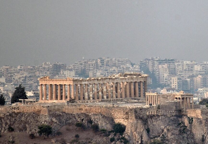 Acropolis smoke august 23 2023 Parnitha