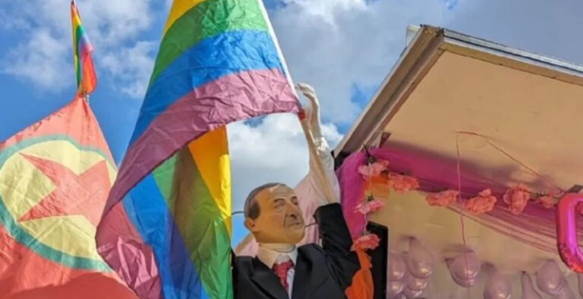 erdogan effigy stockholm gay lgtbq