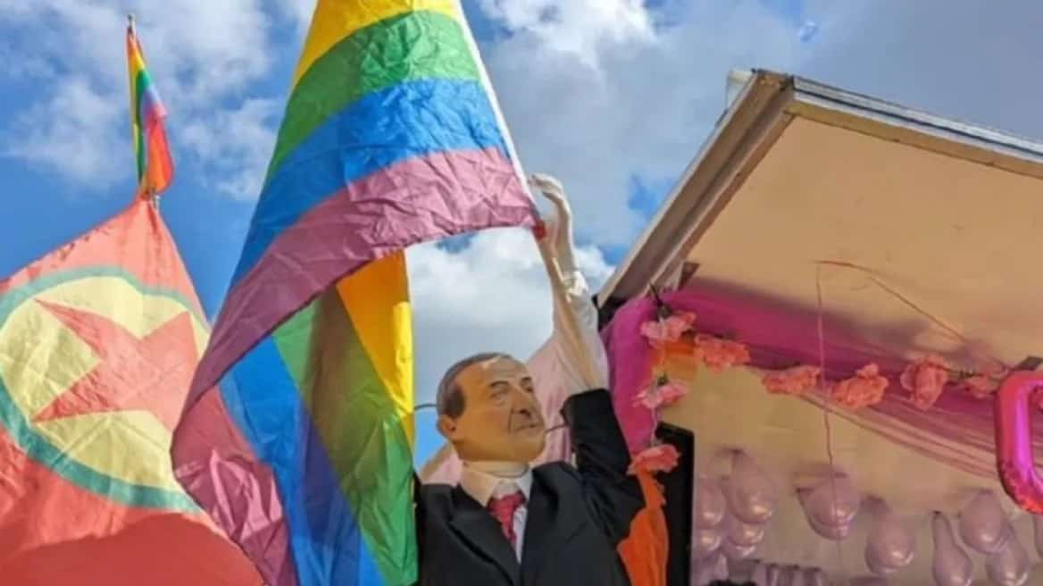 erdogan effigy stockholm gay lgtbq