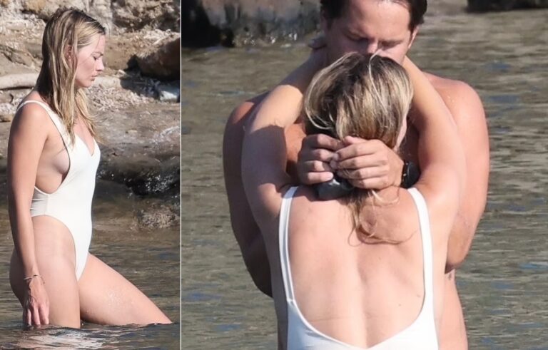 Margot Robbie's hot kiss in Sifnos with Tom Ackerley