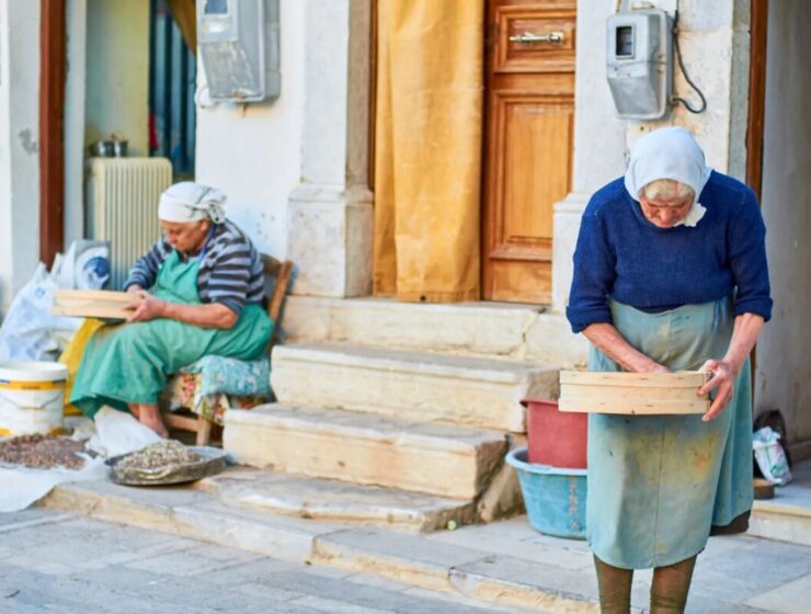 Chios yiayia grandmothers elderly women old women