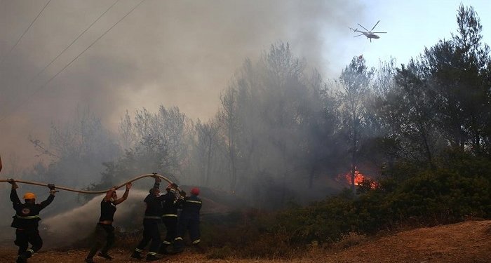 Greece's Firefighters Battle Flames for Ninth Day, More Evacuations Ordered