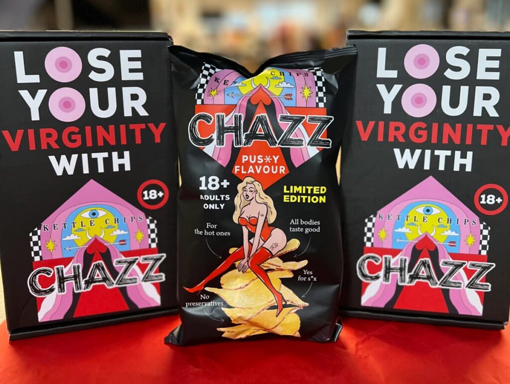 chazz pussy flavoured chips