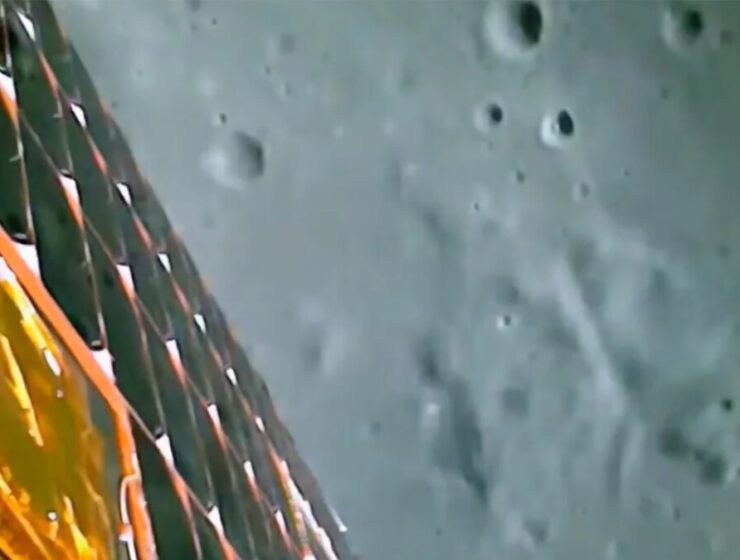 Chandrayaan-3 moon amazing footage