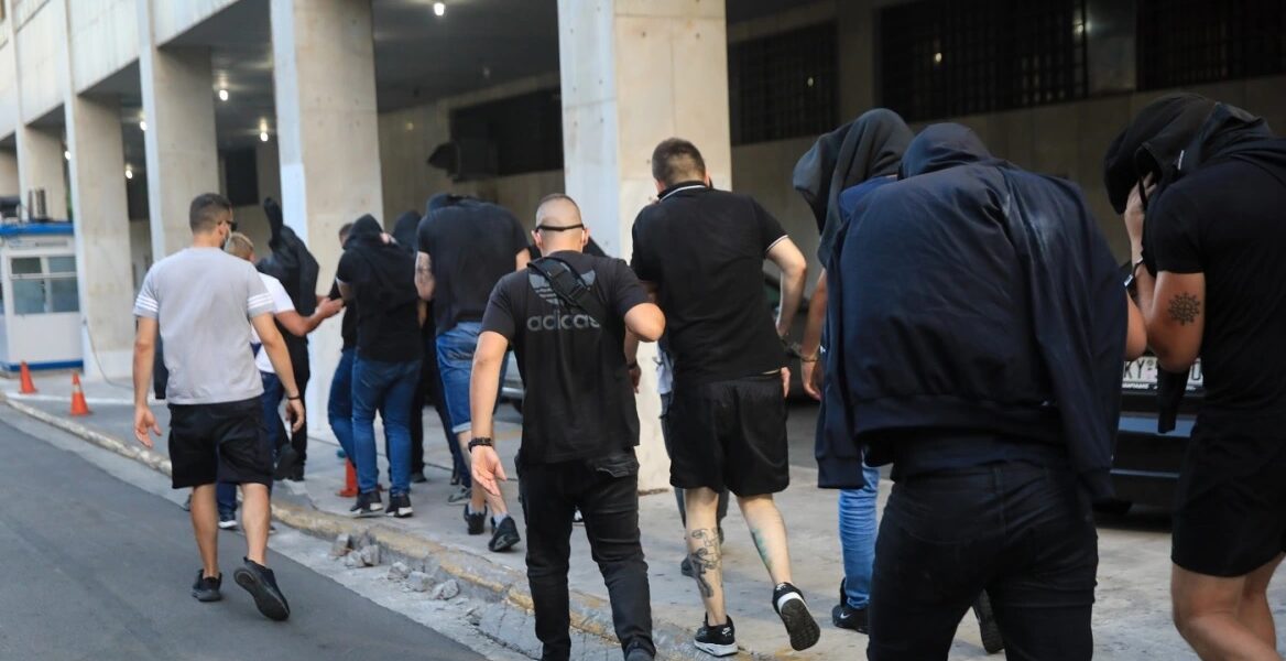dinamo zagreb hooligans arrested hooligans