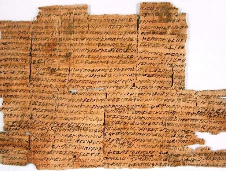 The Egyptian papyrus written with Armenian script but the text in Greek