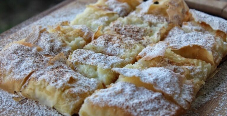 Bougatsa: A Tempting Greek Pastry of Crispy Layers and Creamy Delights