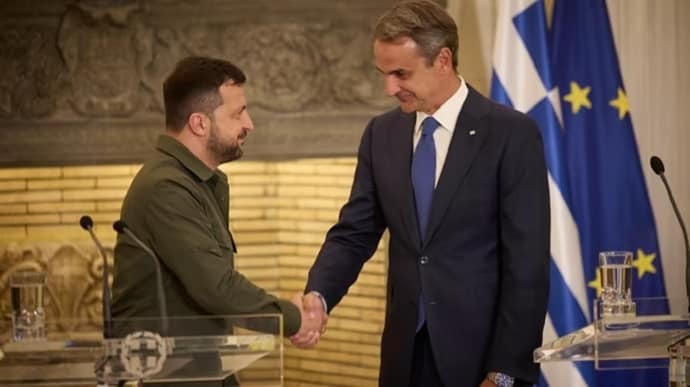 Greece signs a declaration of support for Ukraine's NATO membership