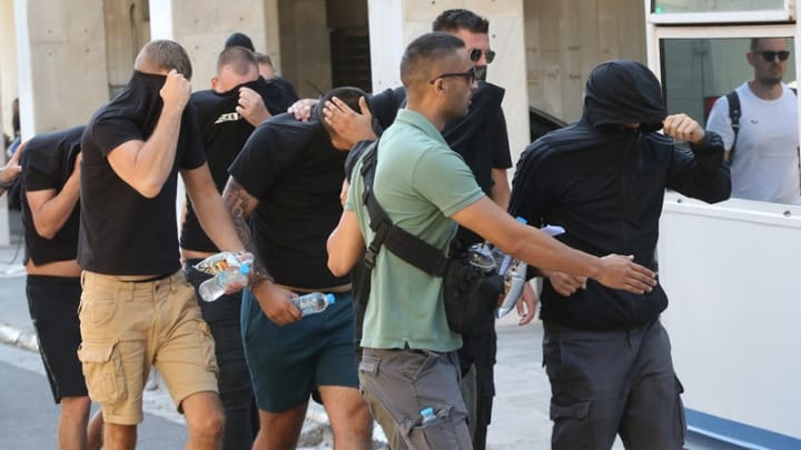 Twelve people to be jailed pending trial for football-related violence