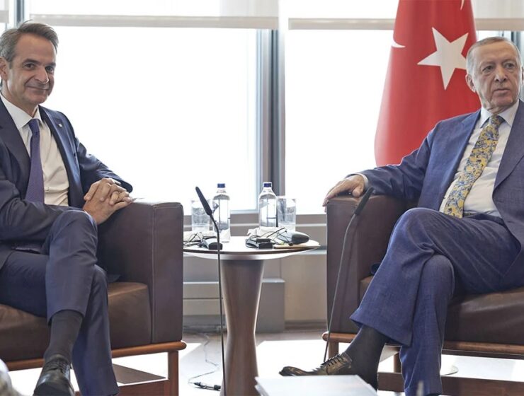 Mitsotakis and Erdoğan meeting in New York September 20, 2023