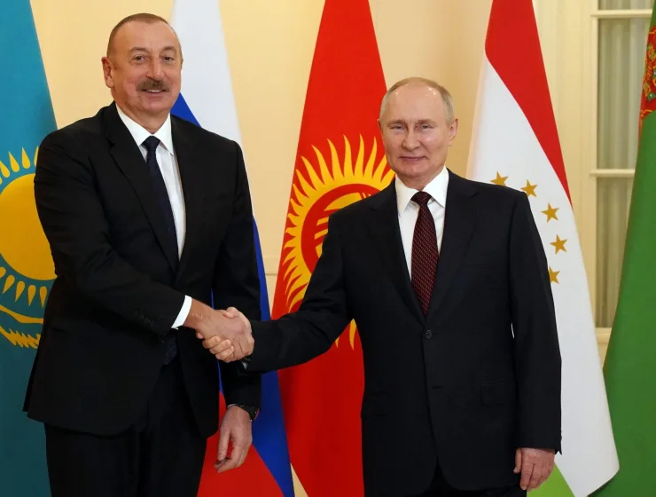 Aliyev Putin Azerbaijan
